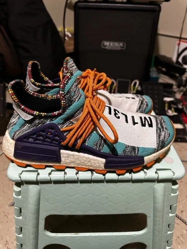 Adidas x Pharrell Williams Solar HU NMD "Solar Pack-M1L3L3 Sneakers Mens 8 used 