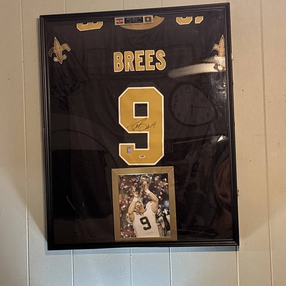 Authentic autographed Drew Brees Jersey  COA PSA/DNA - Image 2 of 4