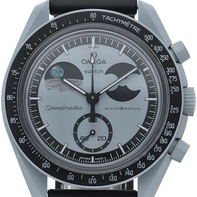 Swatch Omega Bioceramic Moon Mission To Earth Phase Used