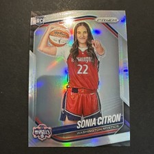 2025 Prizm WNBA Sonia Citron Rookie SP Variation Silver Prizm #148 Mystics RC