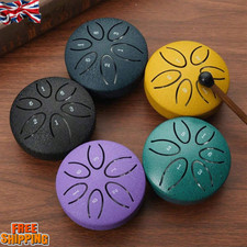 Rain Drum for Outside Garden, Steel Tongue Drum Rain Chime Inches 6 Note Drum