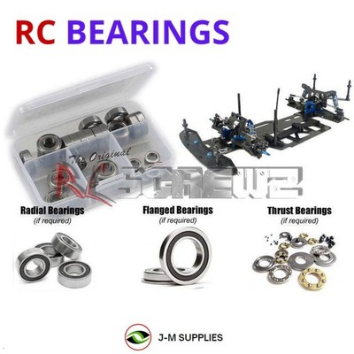 RCScrewZ Rubber Shielded Bearings cus021r for Custom Works Intimidator 8 | KIT