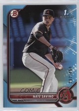 2022 Bowman Draft Sky Blue 297/499 Nate Savino #BD-163 0l2