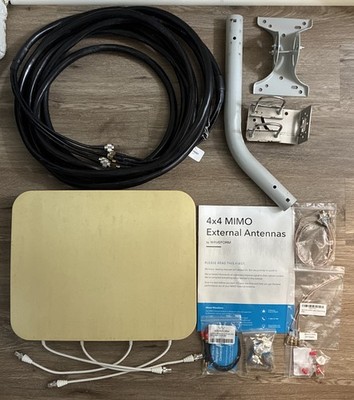 Waveform Mimo 4x4 External Panel Antenna Kit w/30ft Cable & Mounting Bracket