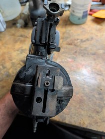 HITACHI NV45AB coil roofing nailer Used, Works Good