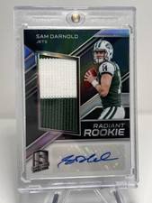 2018 Panini Spectra - Radiant Rookie Patch Signatures Sam Darnold #RR-SD 05/35