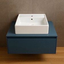 Ogomondo Lavabo Da Appoggio Ceramica Bianco Lavandino Lavello Arredo 2 Misure