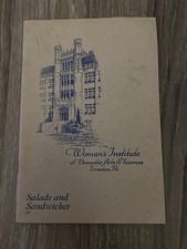 Mary Brooks Picken Woman's Institute Salad And Sandwiches 1918