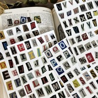 181 StüCk Selbstklebende Buchstaben Aufkleber Scrapbook Stickers Journal Stic...