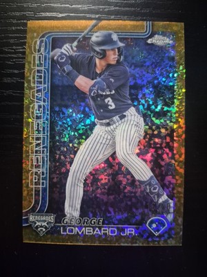2025 Topps Pro Debut George Lombard Jr GOLD SPARKLE REFRACTOR  /50 #PDC-41 🔥