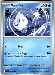 Vanillite 027/086 Scarlet & Violet: White Flare Common