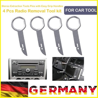 4PCS Kit Autoradio Stereo Entfernung CD Release Tool Pin Keys für Ford VW Audi