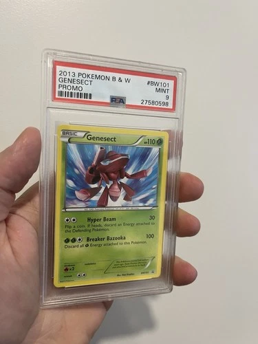 2013 POKEMON B&W PROMO #BW101 GENESECT PSA 9