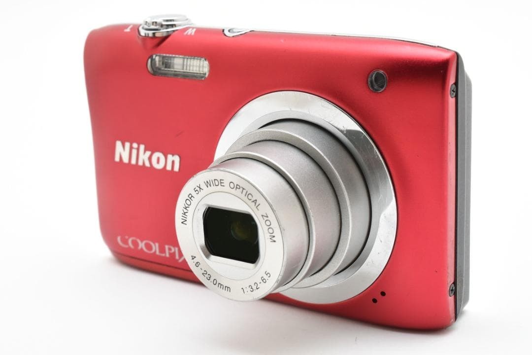 Niokon COOLPIX A100 RED Color Compact Digital Camera From Japan | eBay