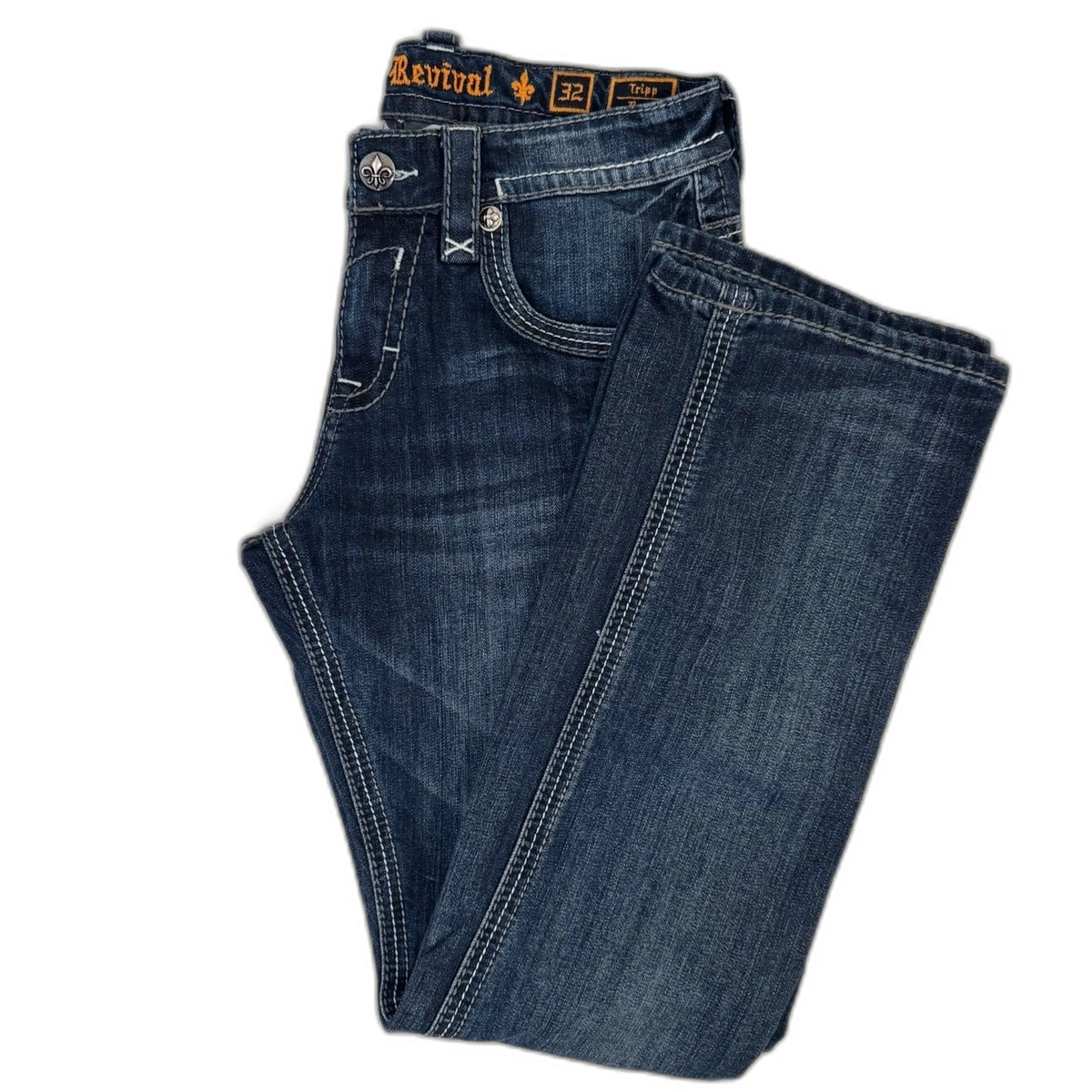 Rock Revival Mick デニムパンツ 32インチ ブーツカット 25+ Rock Revival Jeans Size 32 for Men for sale | Updated Oct 2026