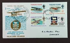 1969 Falkland Islands 21st Anniv Govt Air Service Fox Bay First Day Cover