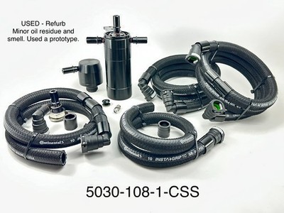 UPR Plug n Play Catch Can System For 11-14 Mustang GT 5.0 Oil Separator Vortech