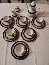 Kaffeeservice  6 Pers. Eschenbach echt Kobalt