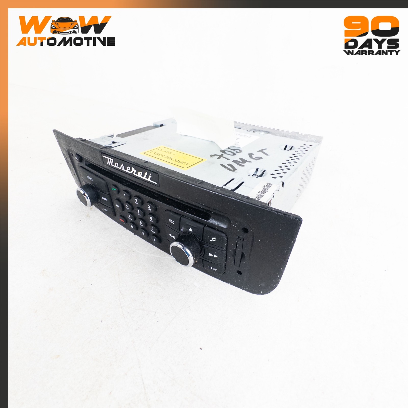08-19 MASERATI GRANTURISMO HEAD UNIT COMAND RADIO CD NAVIGATION ASSEMBLY OEM