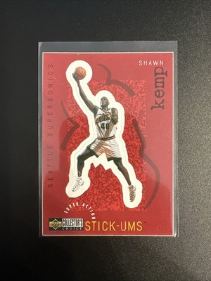 1997-98 Upper Deck Collector's Choice Stick-Ums S25 Shawn Kemp (lesen)