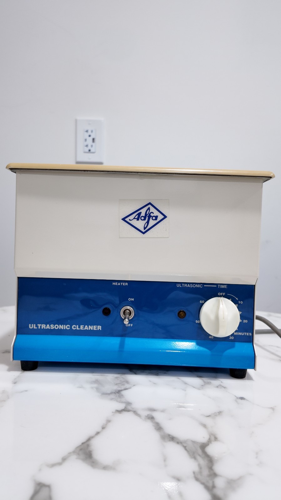 1998 Adfa 110V Ultrasonic Jewelry Cleaner with Heater Timer T1.9C