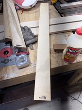 CURLY SOFT MAPLE NECK BLANK LUTHIER LUMBER 34"X3 1/4"X7/8"