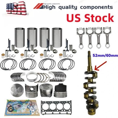 V2203 Overhaul Kit+rod+crankshaft For Kubota Engine Bobcat 773G 773G 773G 763F