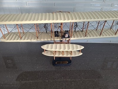 Wright Brothers Flyer Historic Kitty Hawk Wood Wooden Model Airplane