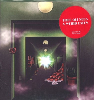 THEE OH SEES A WEIRD EXITS LP VINYL 8 track 3 sided double green vinyl LP in gat