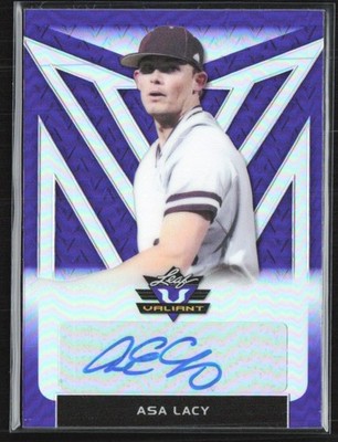 Asa Lacy 2020 Leaf Valiant Purple Auto /25 #PA-AL1