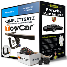 Anhängerkupplung abnehmbar für PORSCHE Panamera +E-Satz Set NEU