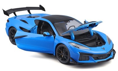 Maisto 1:18 Corvette ZR1 Coupe Blue Special Edition Diecast Model