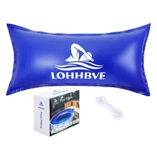 4x8 Pool Pillow for Above Ground Pools – 0.4mm Thick PVC Cold-Resistant Pool ...