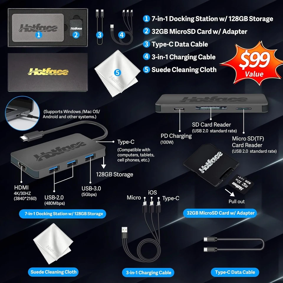 Star Black 14" FHD Laptop, 4GB RAM, 224GB Storage, Win 11 - Image 4 of 4