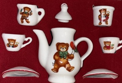 vintage Steiff mint limited edition collector tea set by Reutter  Germany