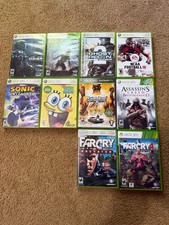 Xbox 360 Lot Of 10 Games Halo 3,4 Far Cry 1 And 4 , Saints Row 2 Ghost Recon +