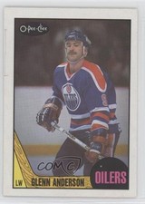1987-88 O-Pee-Chee Glenn Anderson #199 HOF 13tq