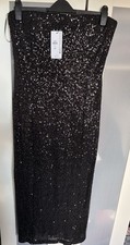 Strapless Sequin Dress Size L
