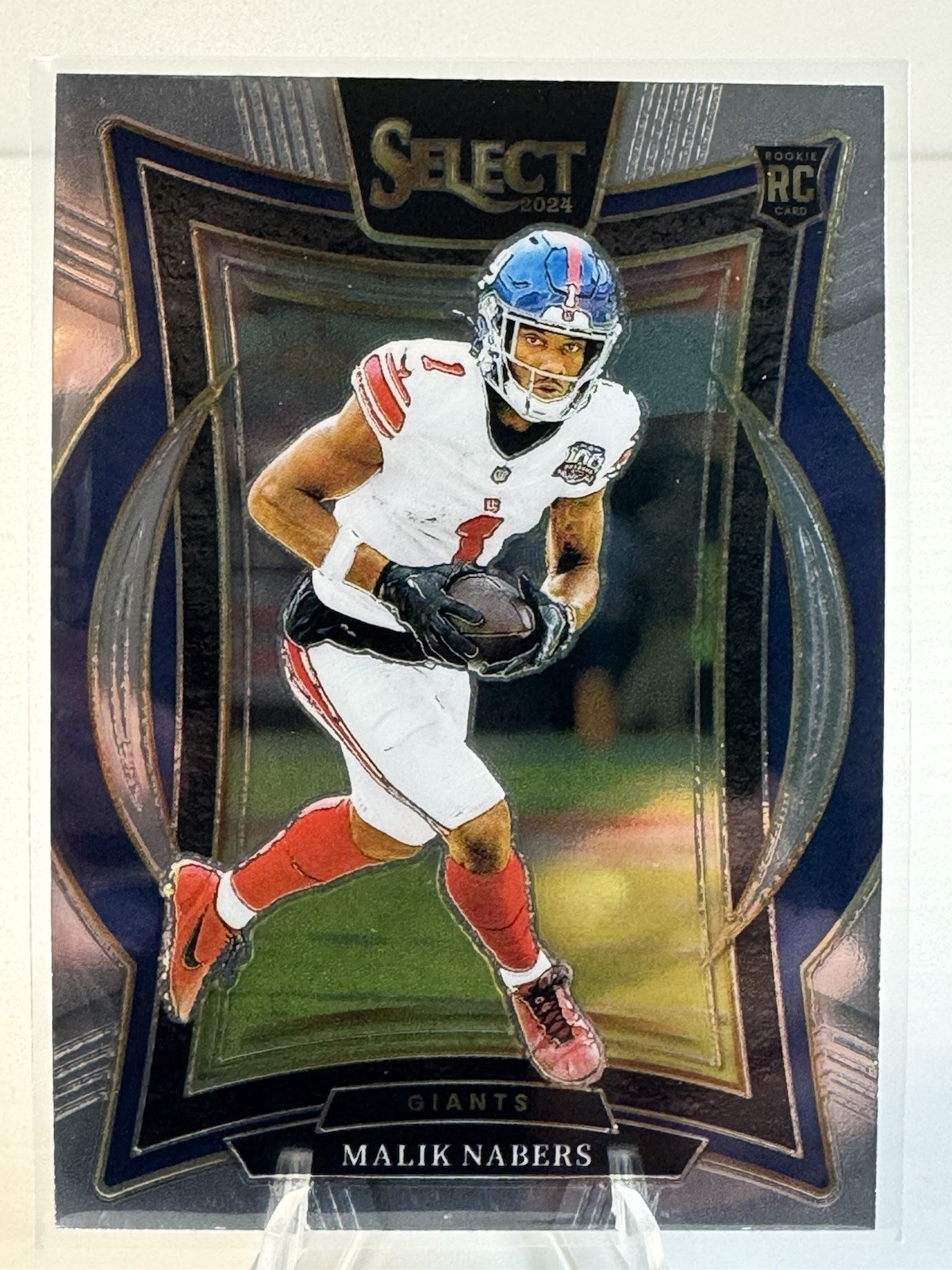 2024 Panini Select Malik Nabers RC Silver Concourse Level Base Rookie SP #29