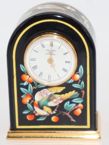 Halcyon Days Enamel Clock | eBay