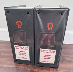 Beechcraft King Air Wiring Diagram Vol 1-2 (90 A90 B90 C90 E90)