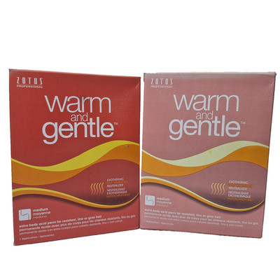 (2) DISCOLORED Zotos Warm & Gentle Extra Body Perm Conditioner Medium NEW