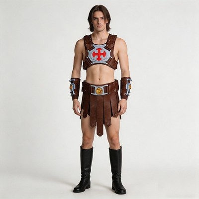 Cosplay Masters of the Universe He-Man Warrior Costume Halloween Masquerade Suit