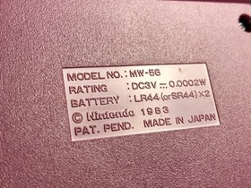 Mario Bros. Game & Watch MW-56 - 1983 Nintendo - Tested Working - Great Cond.