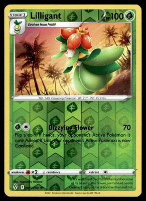 Lilligant 010 Reverse Holo | Pokemon Evolving Skies | englisch | Near Mint