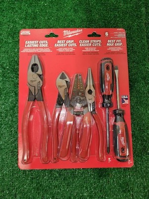 New Sealed! Milwaukee MT500-6 Hand Tool Set 6 Pieces
