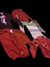 Lot Of 5 Size 4 Girls Winter Sweaters