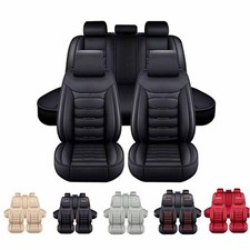 For Toyota Car Seat Cover Full Set Leather 2 5-seat Front Rear Protector Cushion For Toyota Car Seat Cover Full Set Leather 2 5-seat Front Rear Protector Cushion