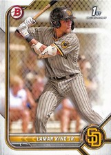 2022 Bowman Draft #BD-143 Lamar King Jr. San Diego Padres 1st Bowman