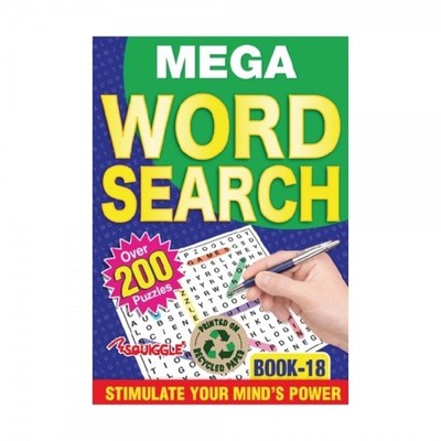 A5 Word Search Book - 200 Mega Puzzles Trivia Adults Kids Wordsearch BOOK 18